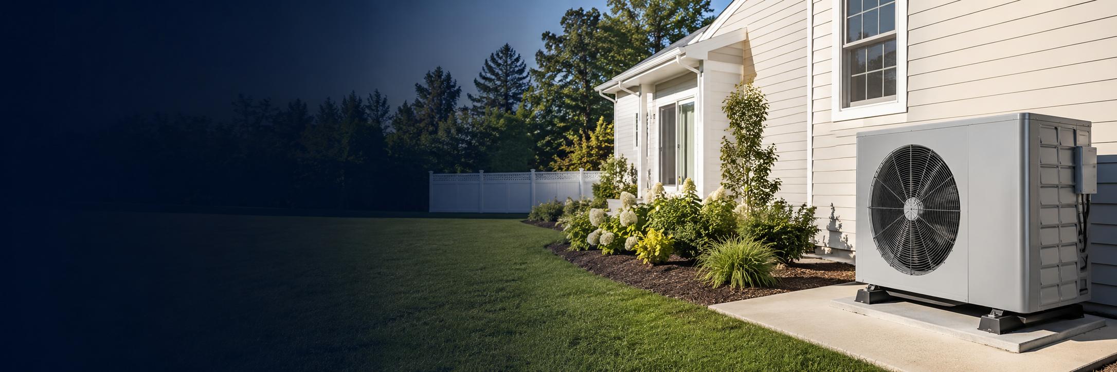 Residential heat pump system serving a Madison Alabama home