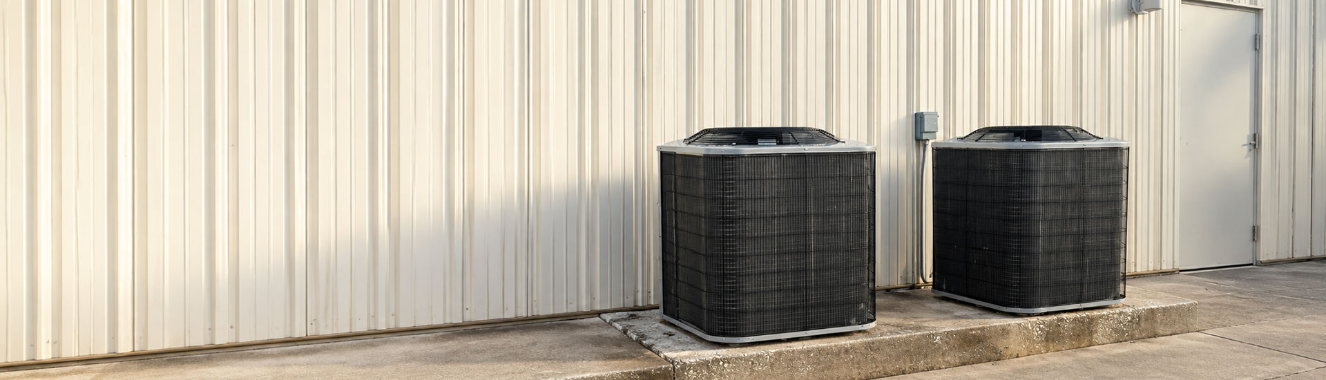 Residential heating and cooling system prepared for HVAC maintenance in Madison Alabama